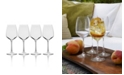 Mikasa Melody White Wine Glass Set of 4, 15 oz